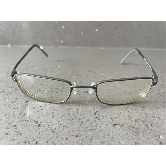 adidas Eyeglasses Frames ONLY a945 60 6055 Grey Rectangular Full Rim 45-18-120 - Picture 1 of 12
